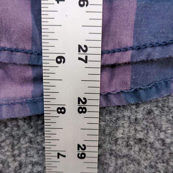 Urban Pipeline Mens Pearl Snap Shirt Multi Small Check Print Long Sleeve - Picture 10 of 11